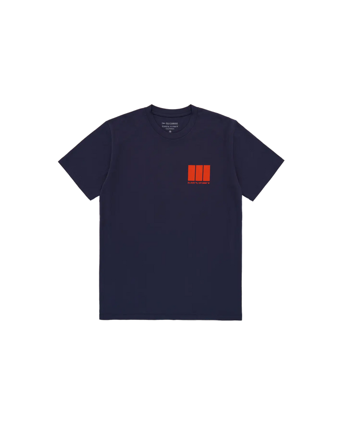 ola canvas oahu channel tee navy