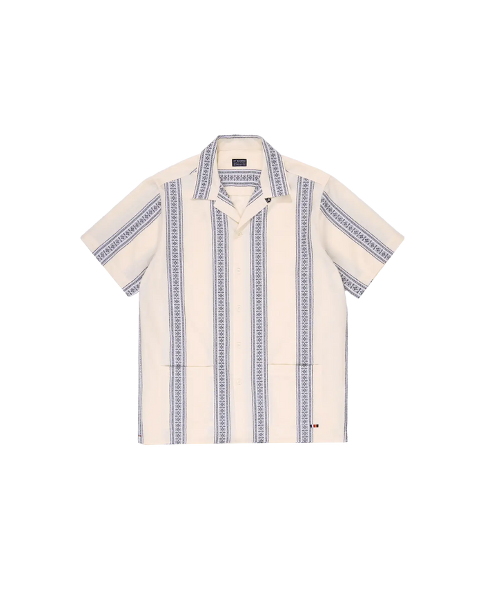 ola canvas alto mar jacquard woven shirt