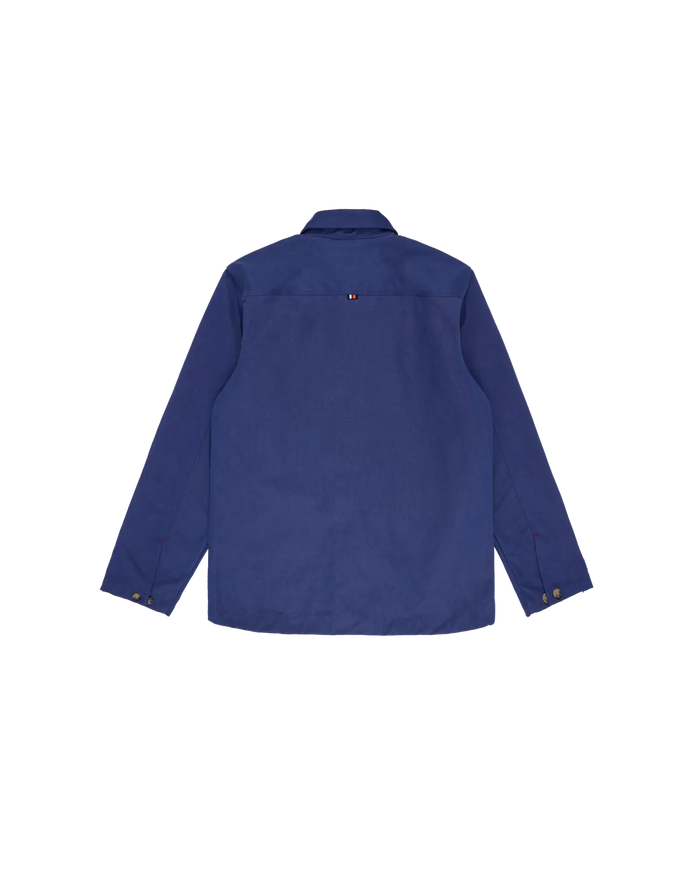 ola canvas bravo jacket imperial blue back