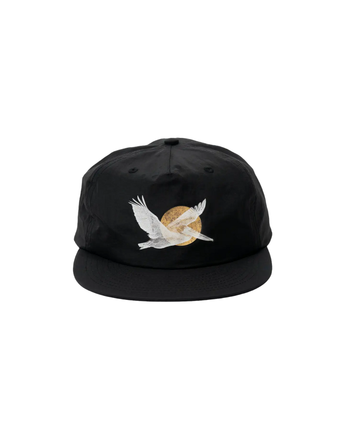 ola canvas pelican surf hat black