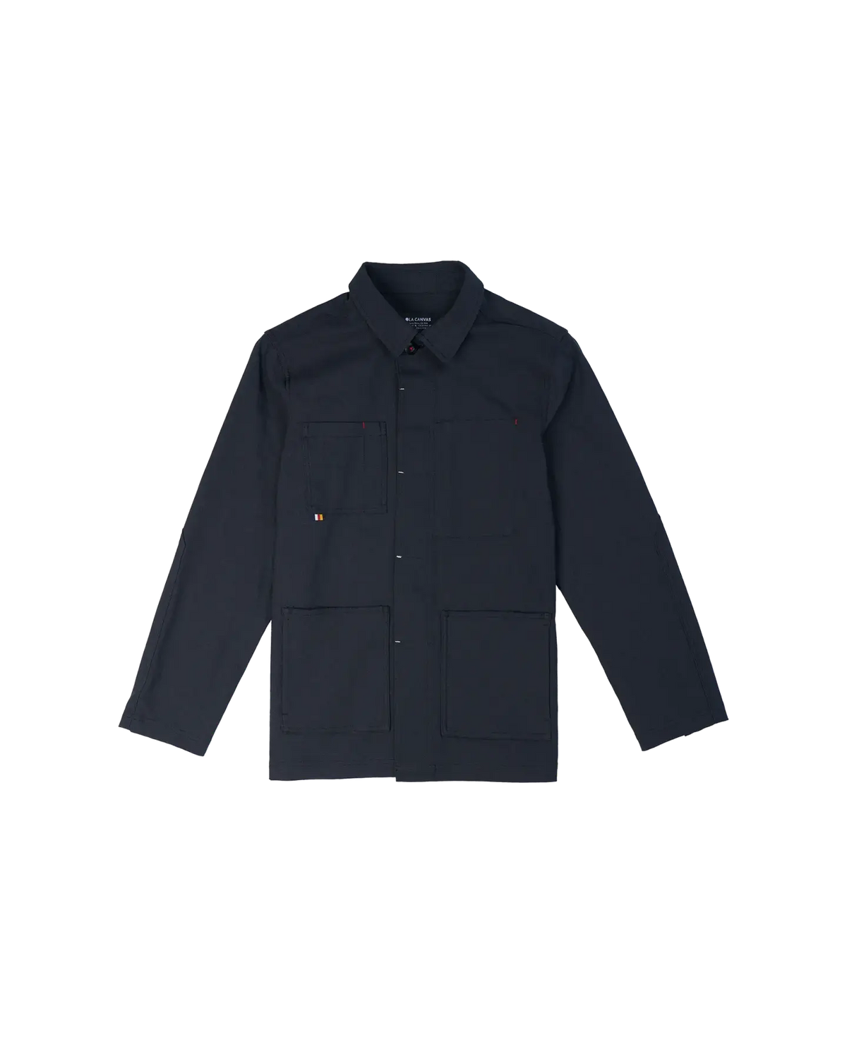 ola canvas utility jacket01 black durable luxury chore coat