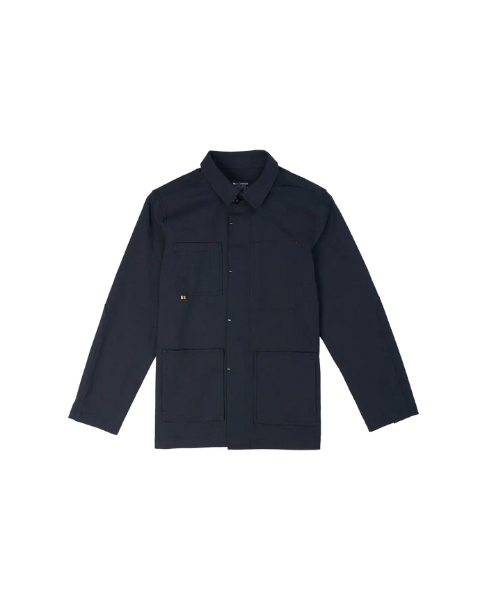ola canvas utility jacket01 black durable luxury chore coat
