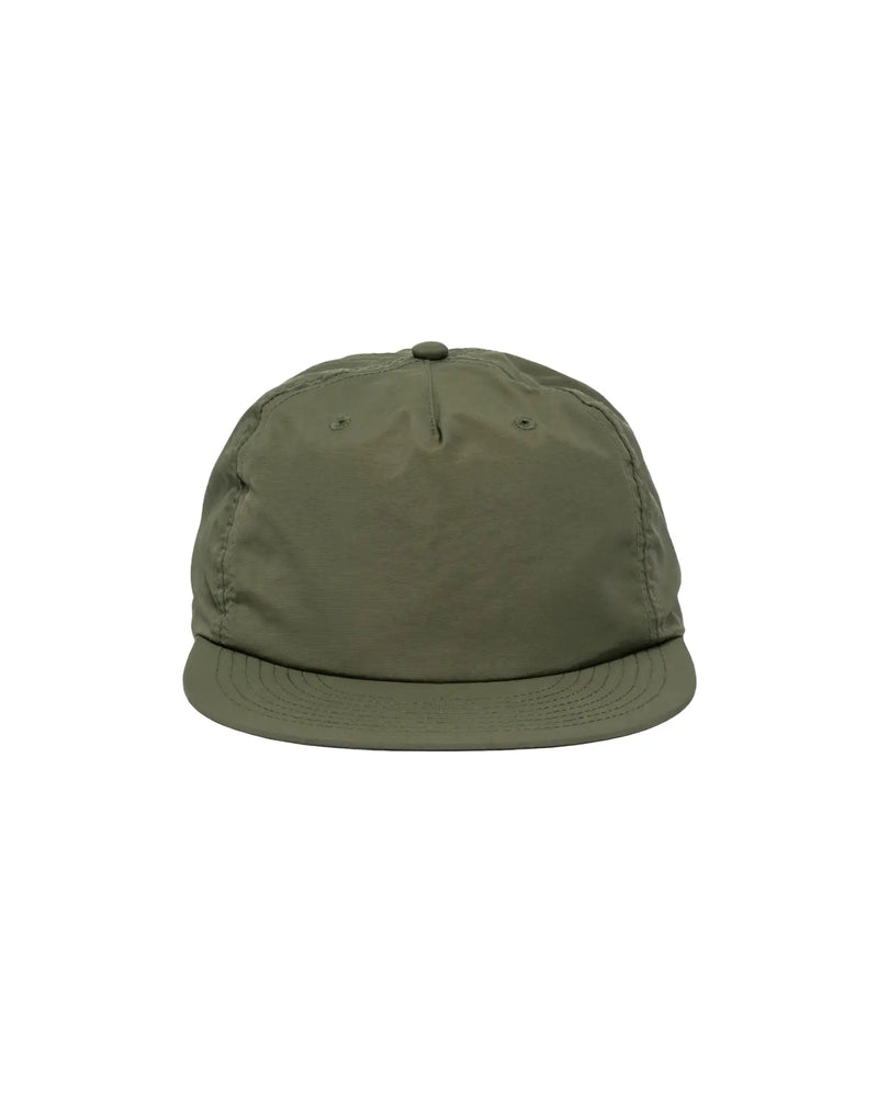 ola canvas blackball flag surf hat olive