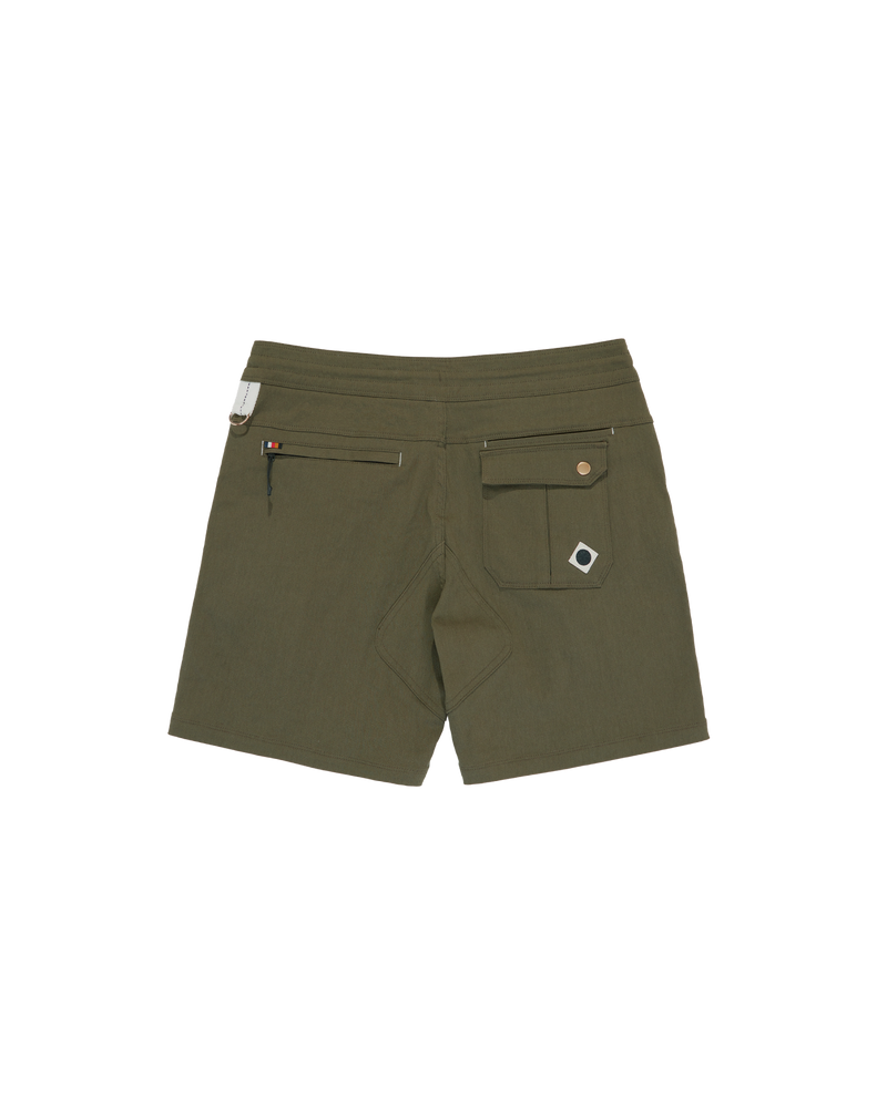 aden yatch club short cargo khaki back