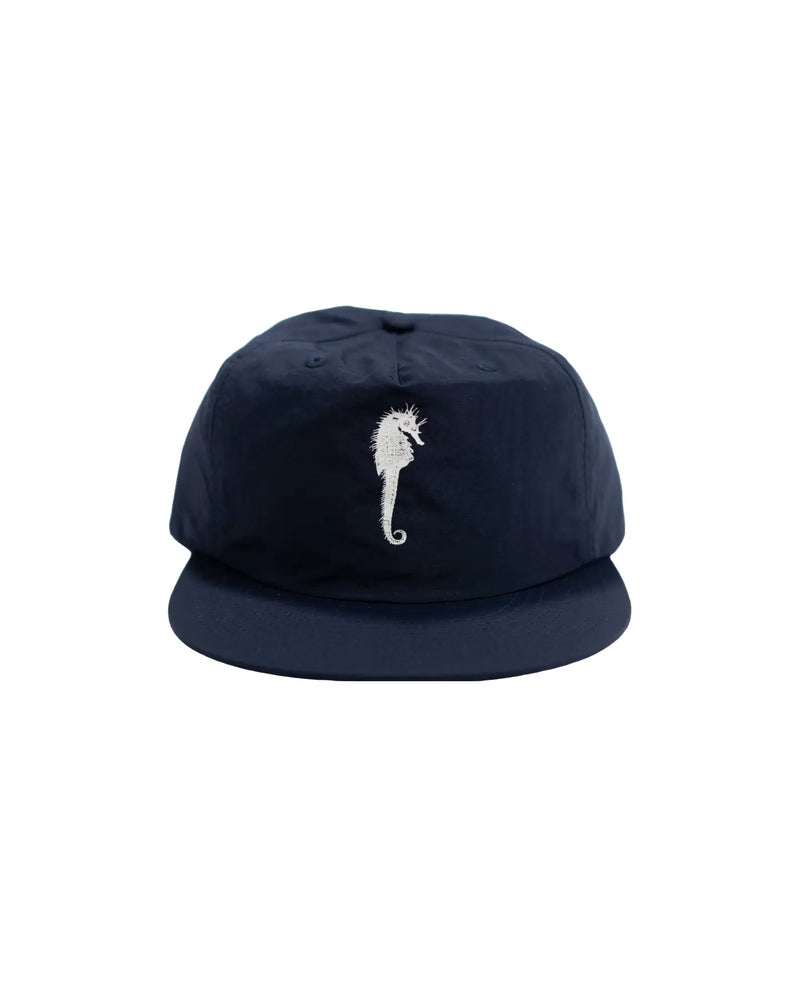 ola canvas caballo de mar surf hat navy