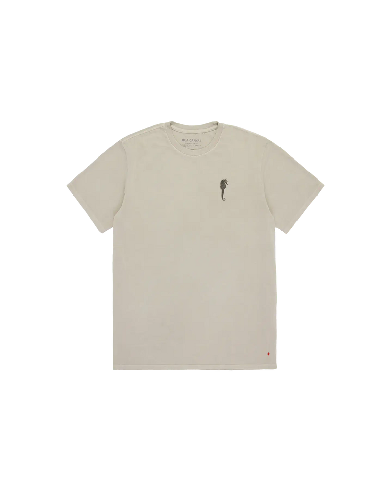ola canvas caballo de mar tee natural