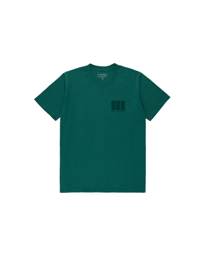 ola canvas oahu channel tee emerald