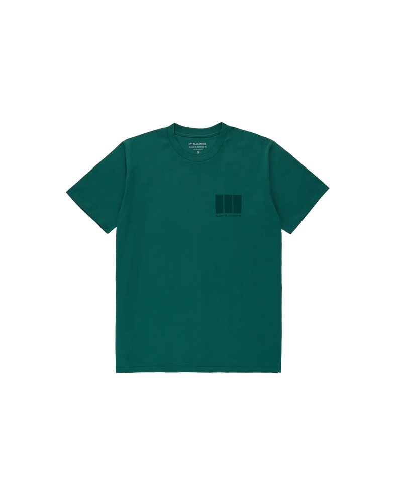 ola canvas oahu channel tee emerald