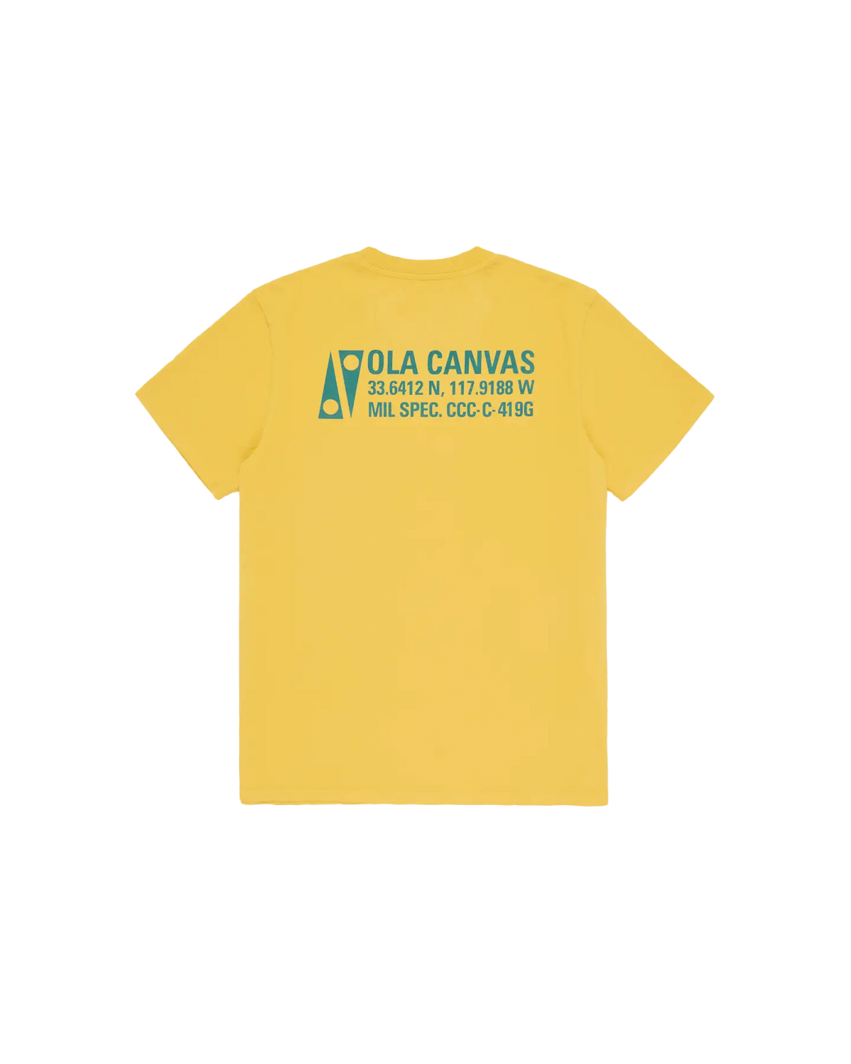 ola canvas palace ave tee sulfur back