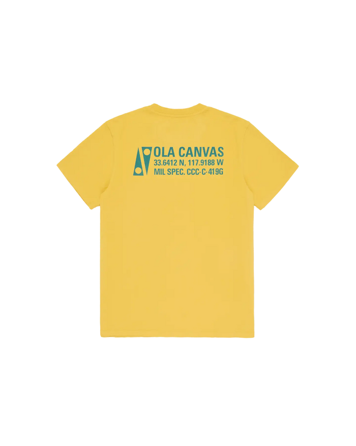 ola canvas palace ave tee sulfur back