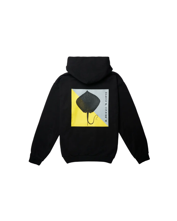 ola canvas ray signal hoodie black