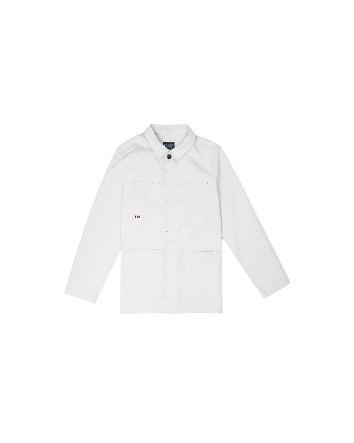 ola canvas utility jacket01 sail luxury chore coat