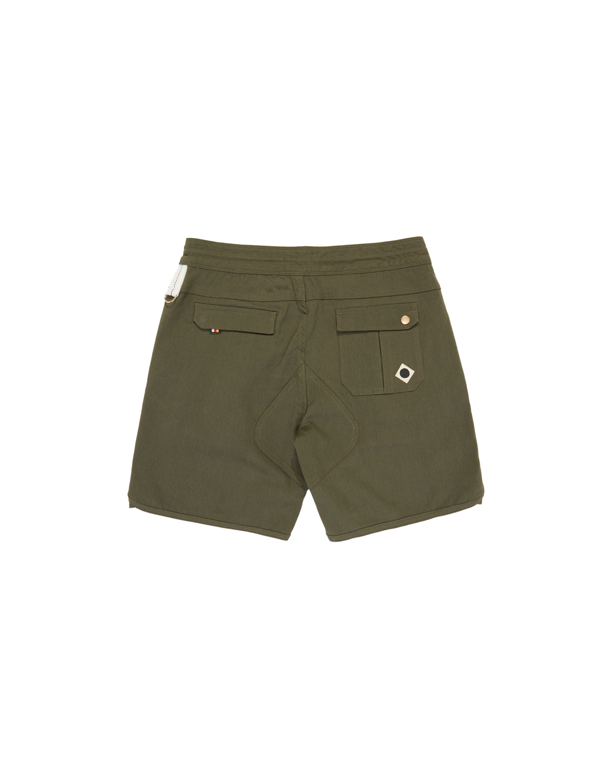 utility short cargo khaki back