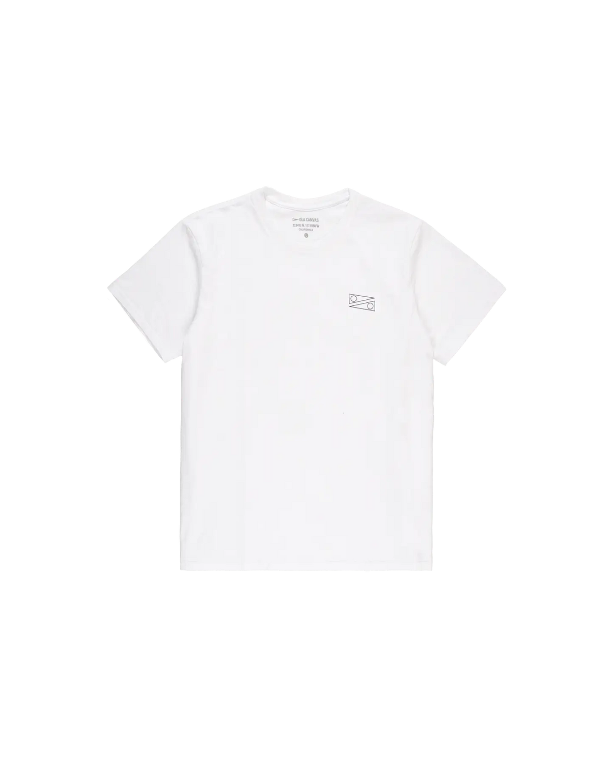 ola canvas burgee 2.0 tee white