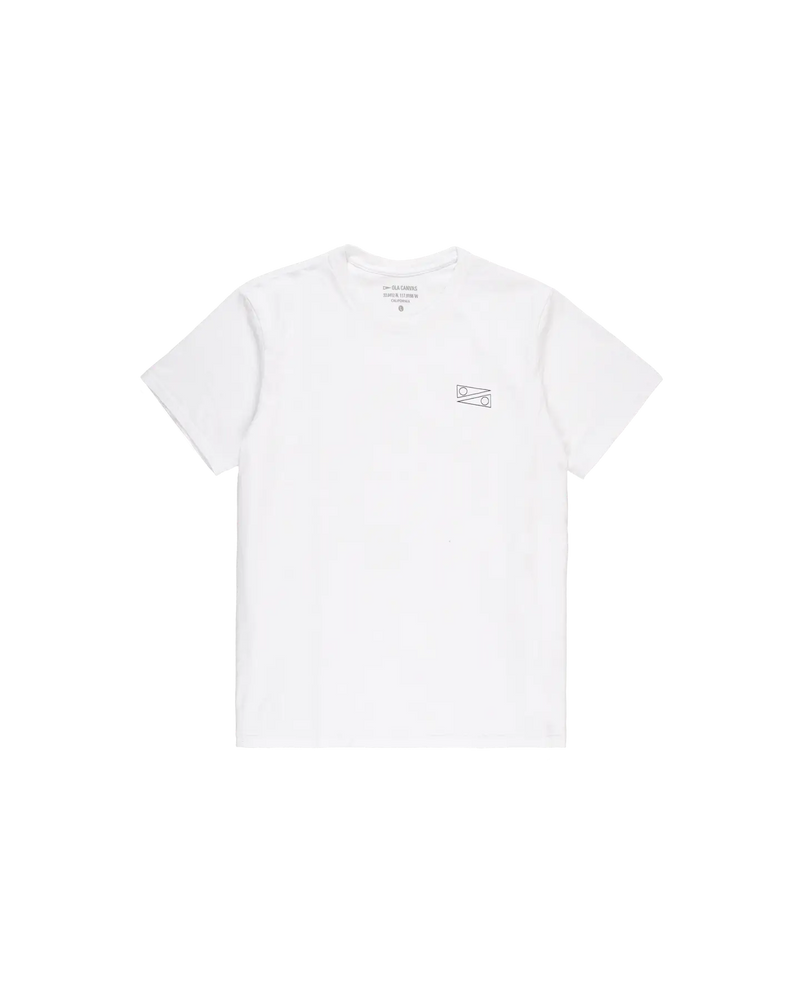 ola canvas burgee 2.0 tee white