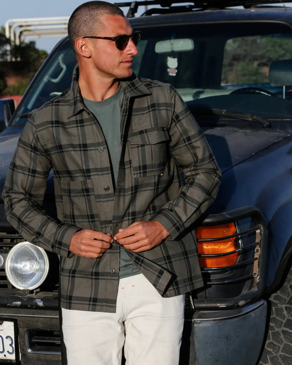 MILO PLAID OVERSHIRT