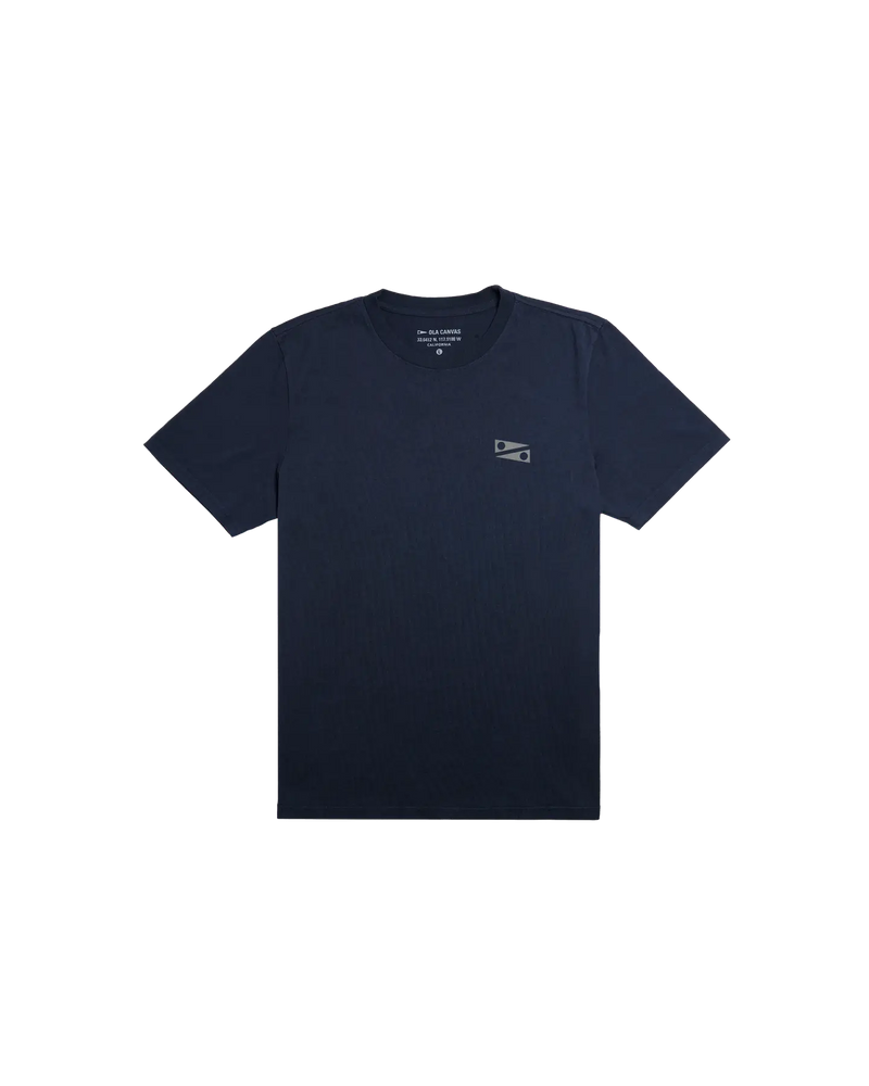 ola canvas palace ave tee navy