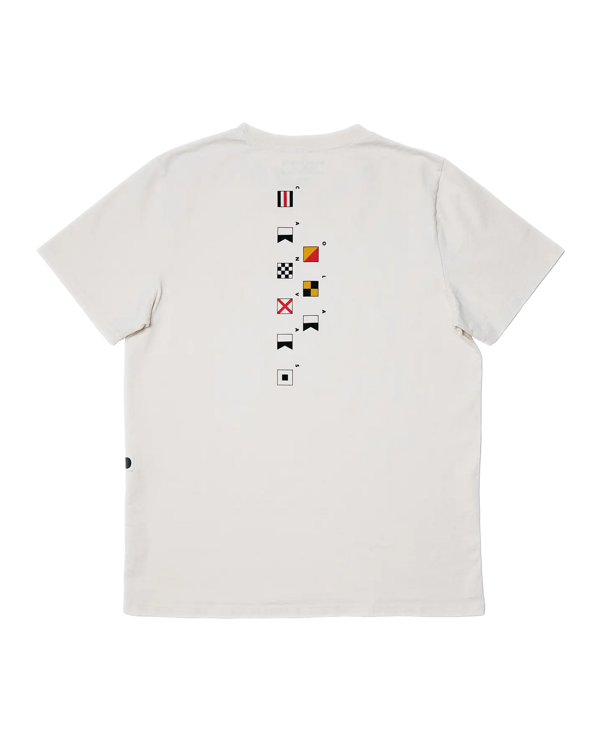 ola canvas signal flag tee bone back