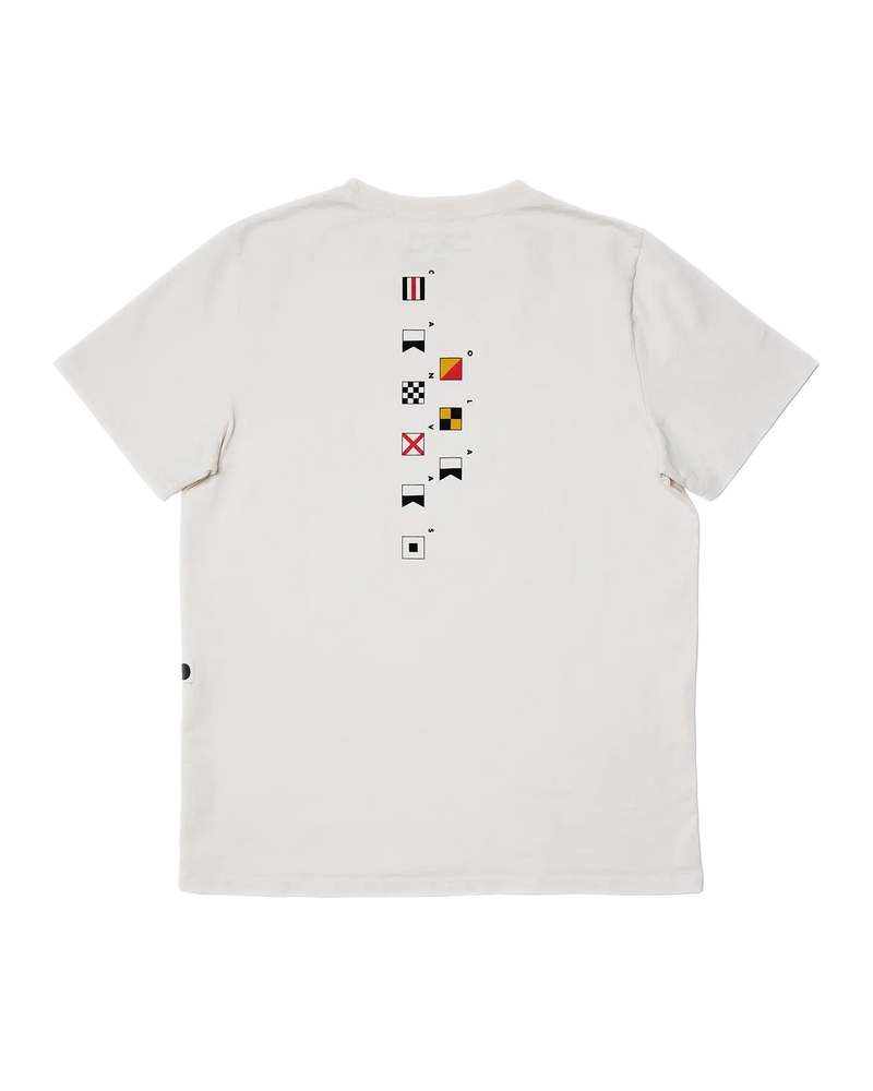 ola canvas signal flag tee bone back