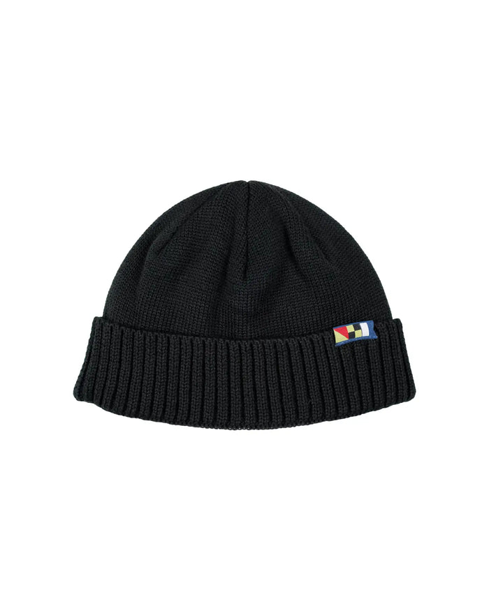 ola canvas shore cap beanie o-l-a signal flag