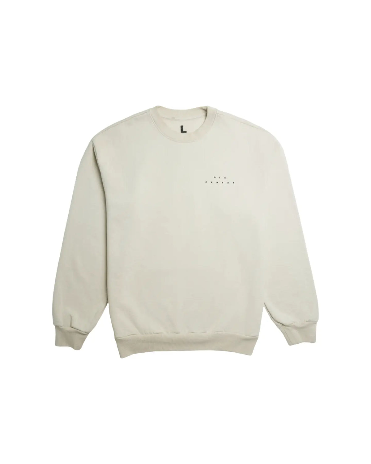 ola canvas levi crewneck bone front