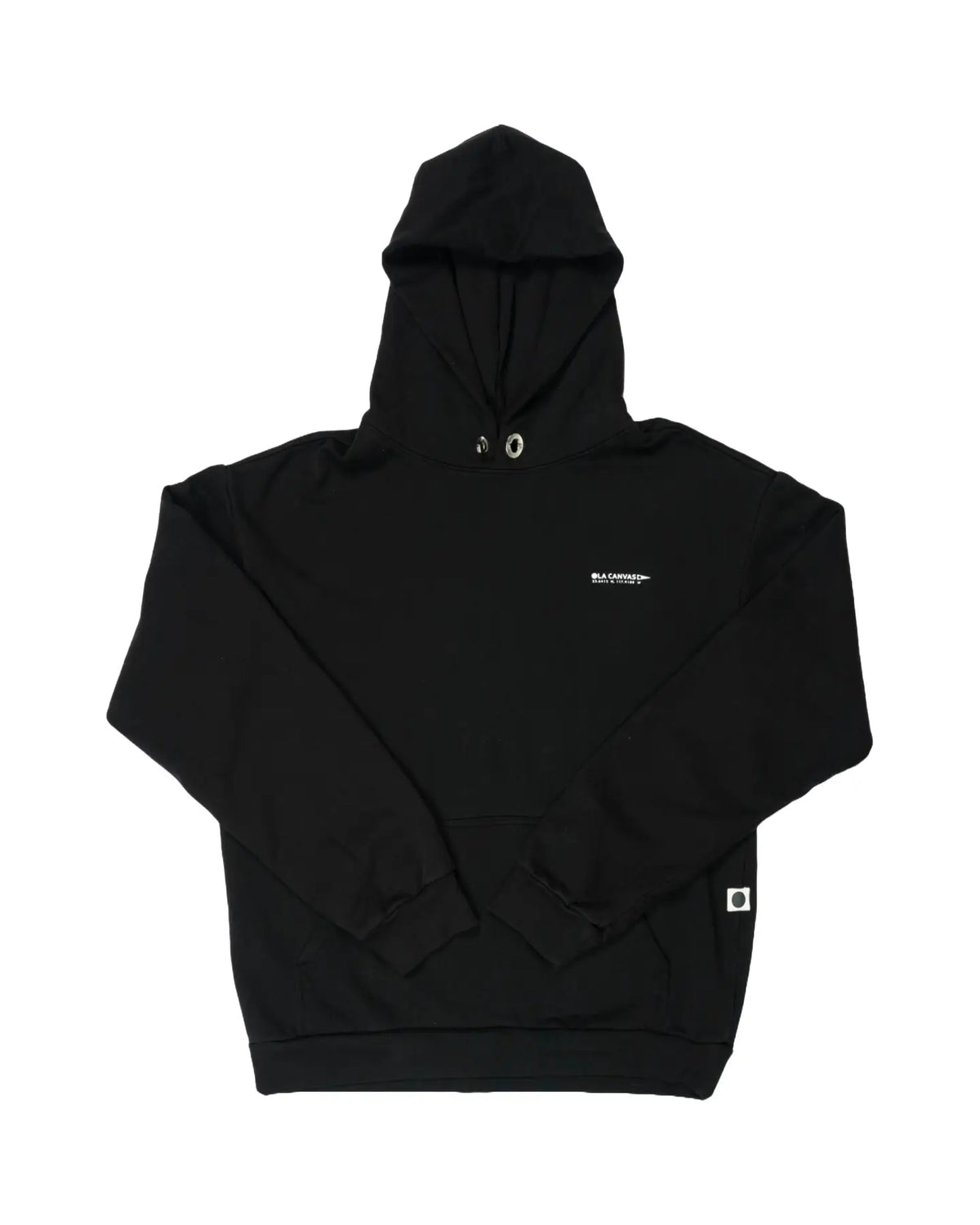 ola canvas ray bay hoodie black front