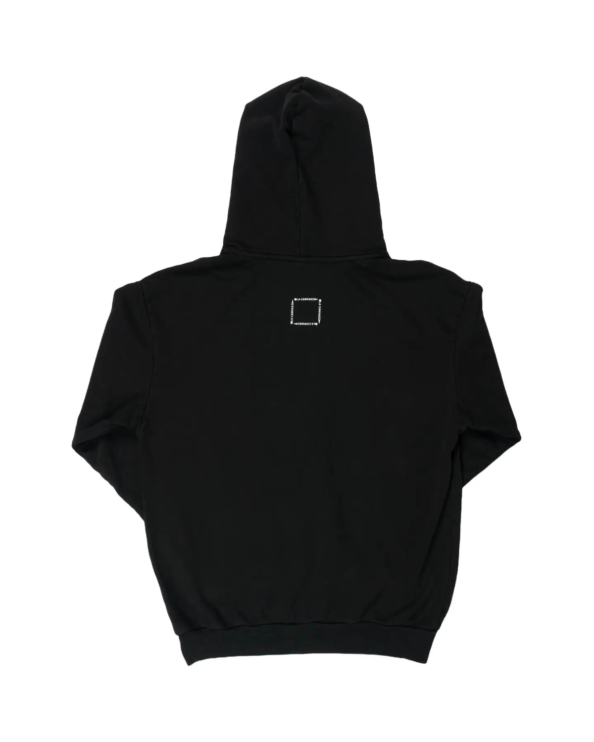 ola canvas single fin hoodie black back