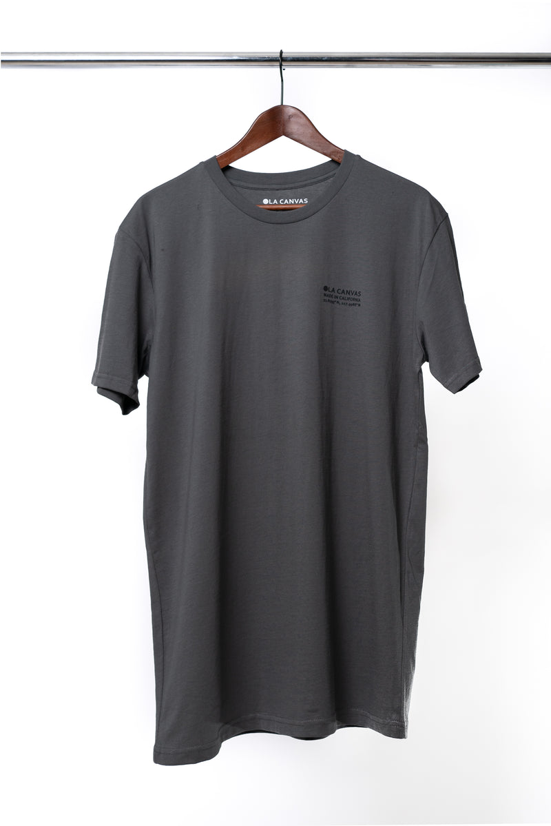 ola canvas tee dark grey