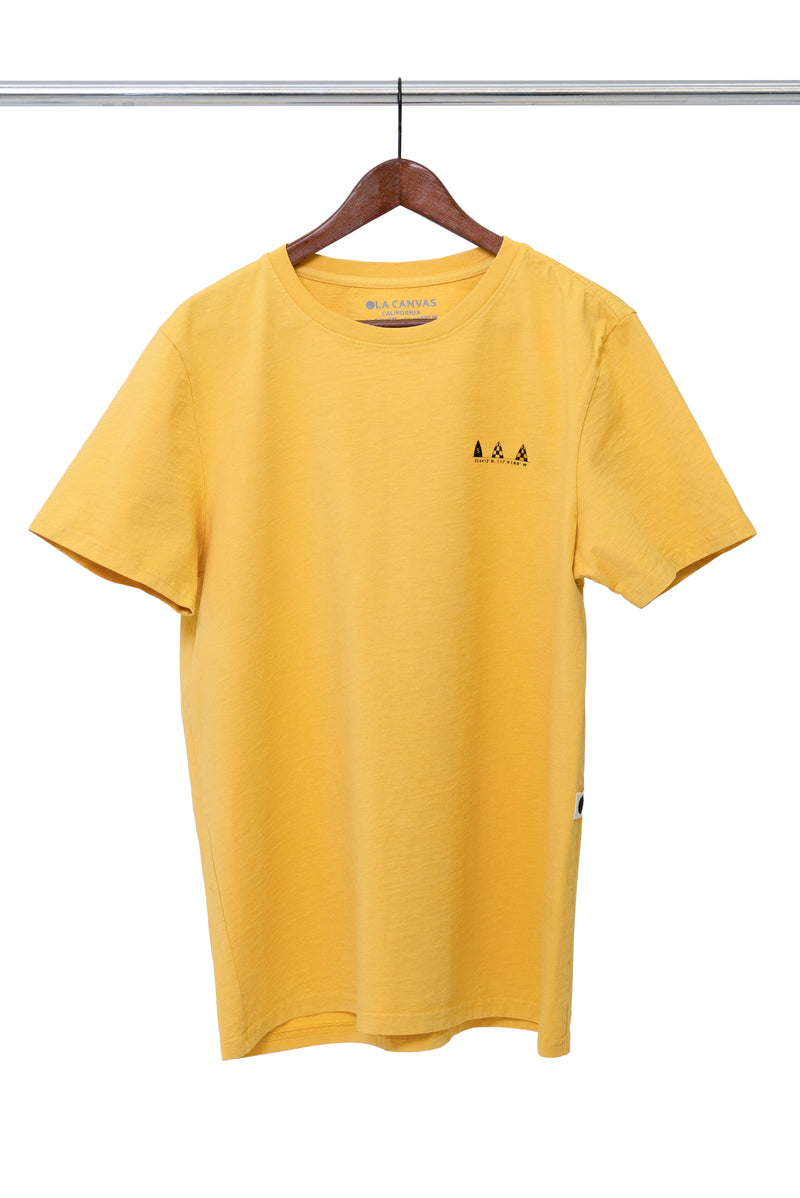 ola canvas back bay tee sulfur