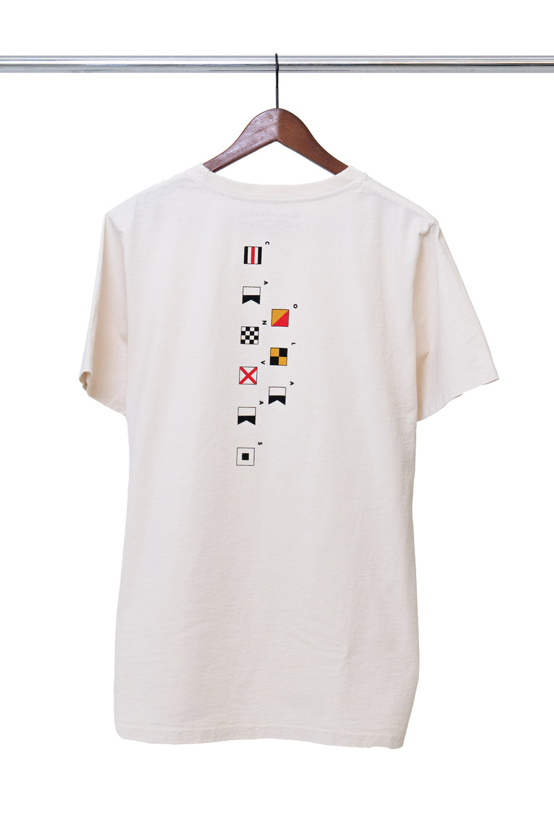 ola canvas signal flag tee