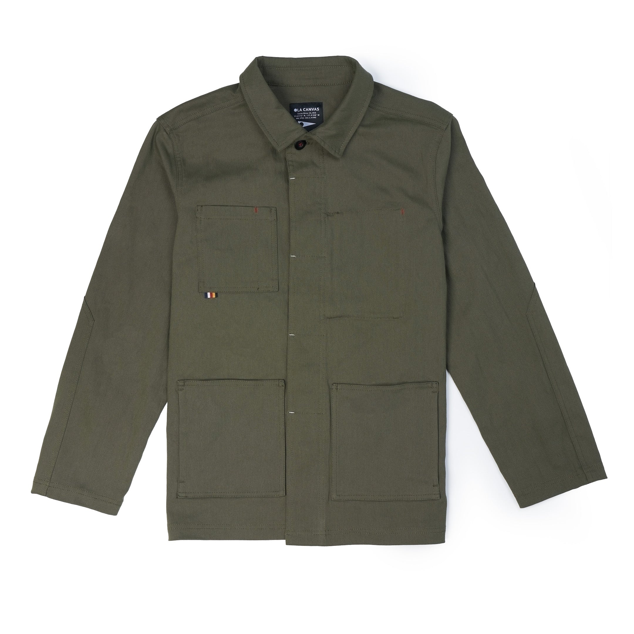 ola canvas utility jacket01 cargo khaki