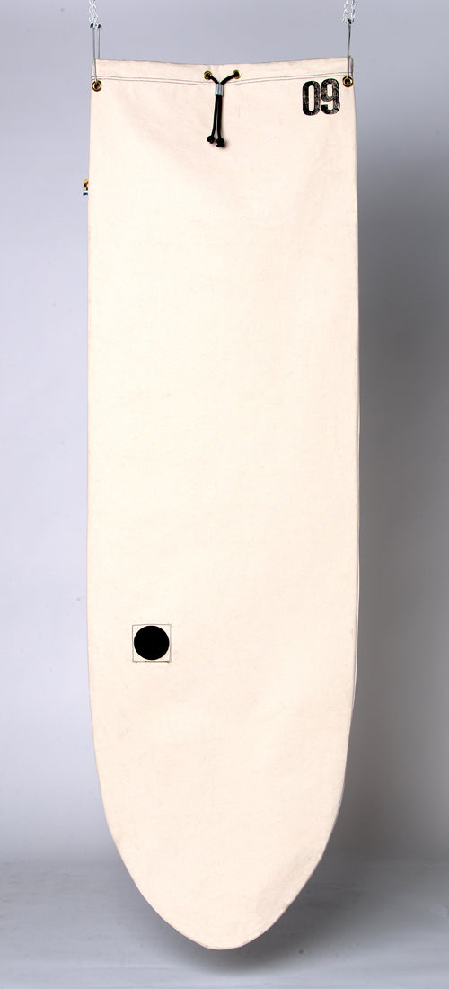 ola canvas round nose board bag off white
