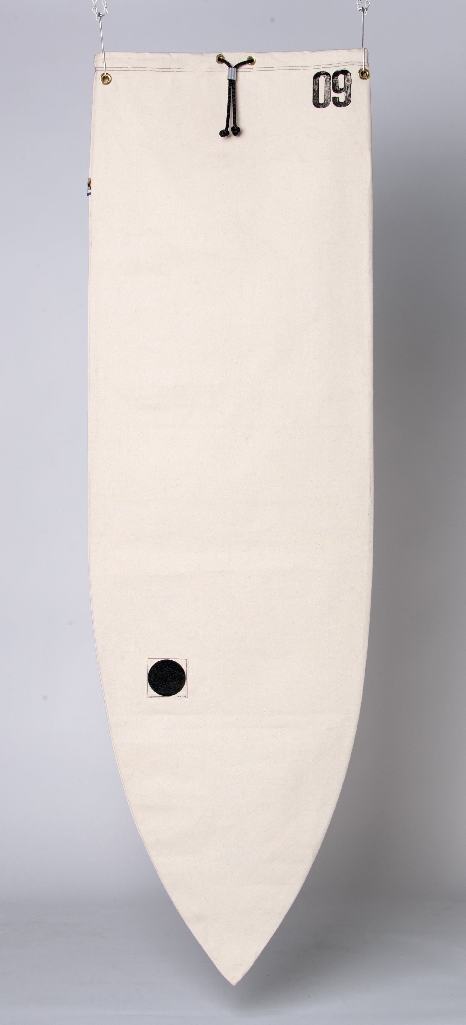 ola canvas shortboard board bag off white