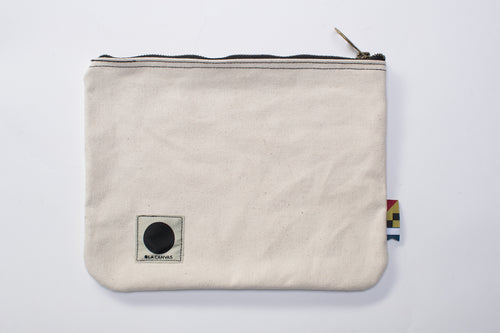 ola canvas traveller pouch off white
