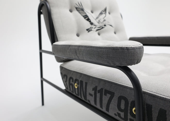 OLA CANVAS X Sean Woolsey Studio - Dive Bomber Campbell Lounge Chair