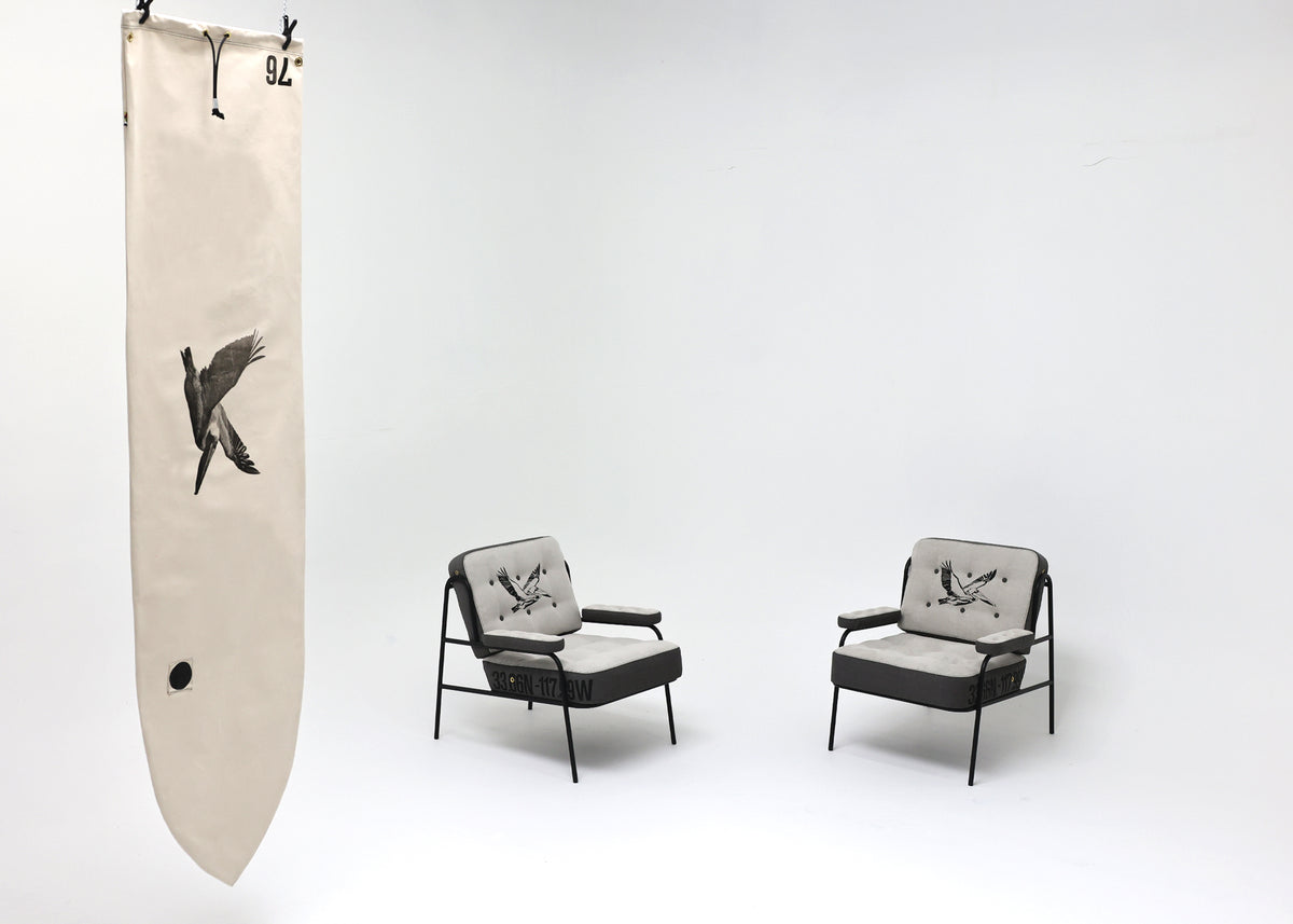 OLA CANVAS X Sean Woolsey Studio - Dive Bomber Campbell Lounge Chair