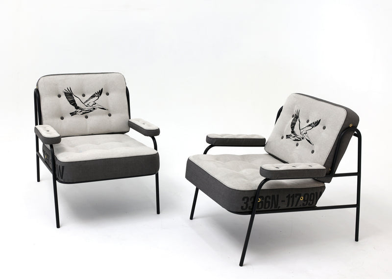 OLA CANVAS X Sean Woolsey Studio - Dive Bomber Campbell Lounge Chair