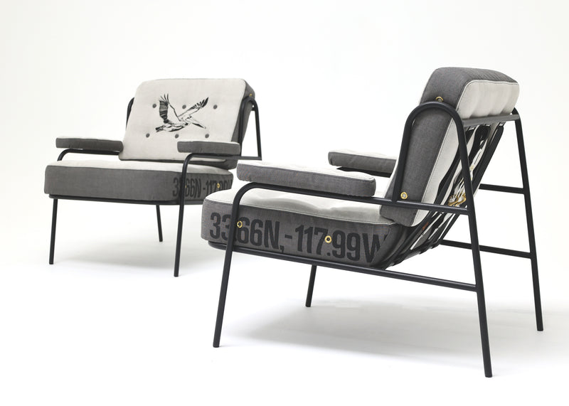 OLA CANVAS X Sean Woolsey Studio - Dive Bomber Campbell Lounge Chair